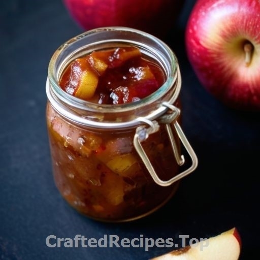 Autumn Apple Chutney with Ginger and Chili