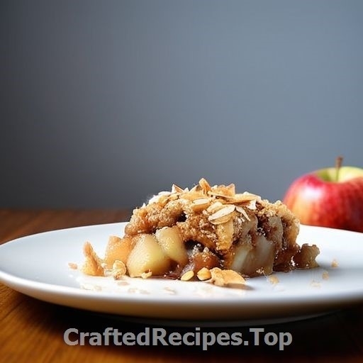 Autumn Apple Crisp with Coconut and Oats