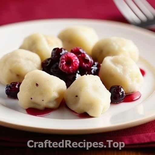 Bacon and Lingonberry Potato Dumplings