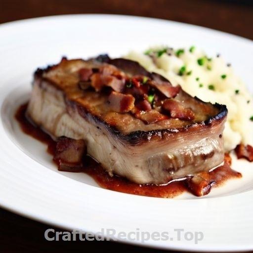 Bacon and Mushroom Gratin Pork Loin