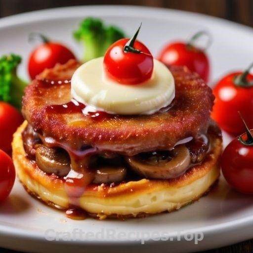 Bacon and Mushroom Pork Cutlet Gratin