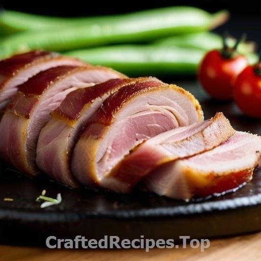 Bacon Wrapped Pork Tenderloin with Parmesan and Herbs