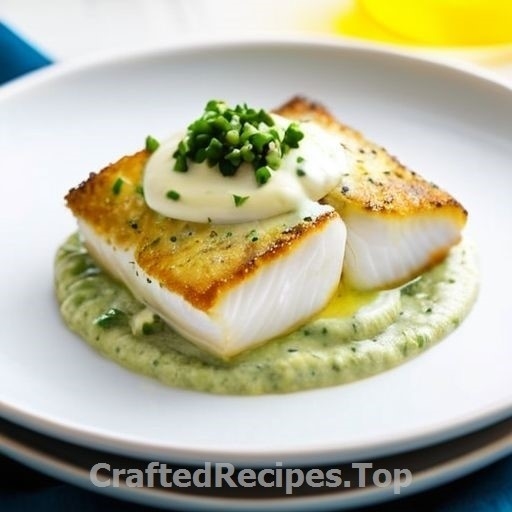 Baked Cod with Creamy Egg and Parsley Sauce