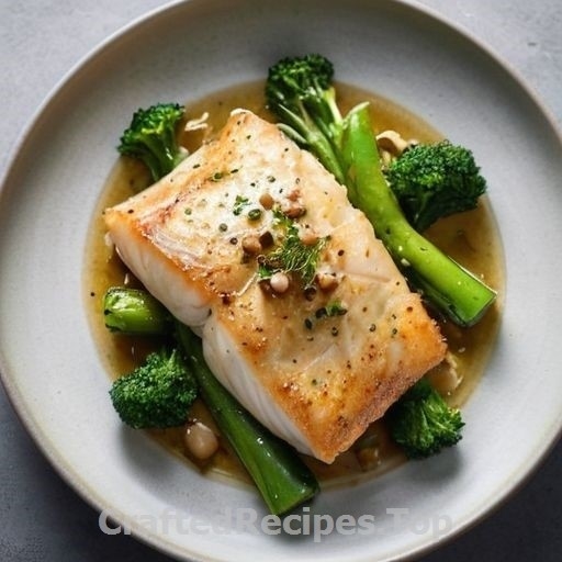 Baked Cod with Sautéed Vegetable Medley