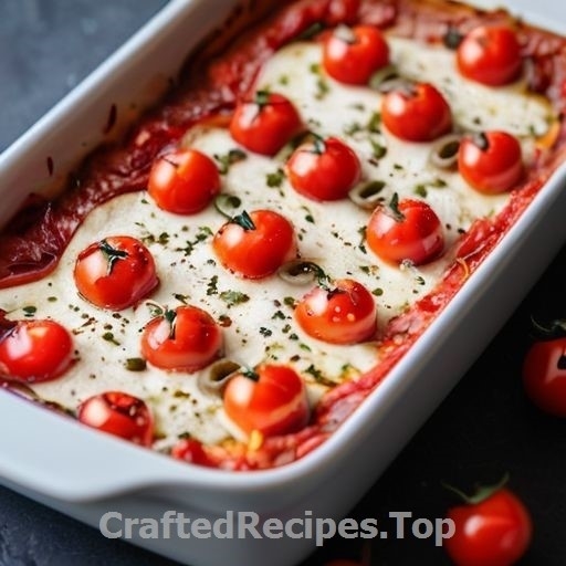 Baked Feta with Cherry Tomatoes and Olives