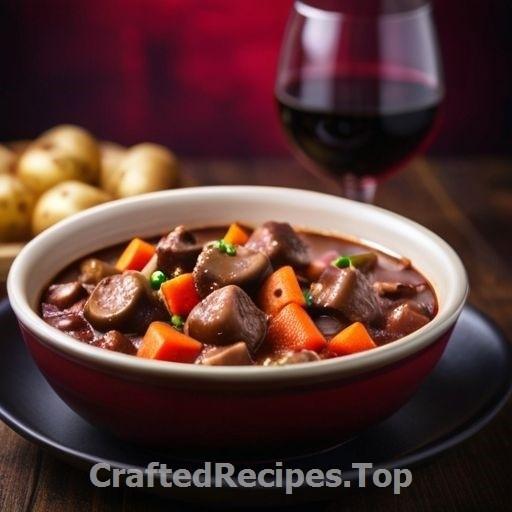 Beef and Mushroom Red Wine Stew