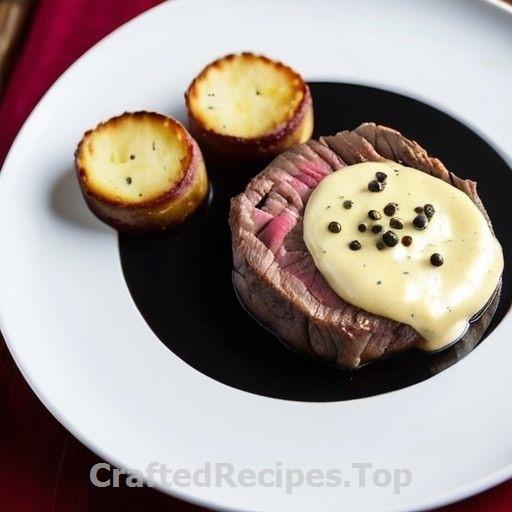 Beef Entrecote with Béarnaise Sauce and Potato Tart