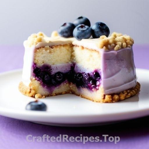 Blueberry and White Chocolate Crumble Cake