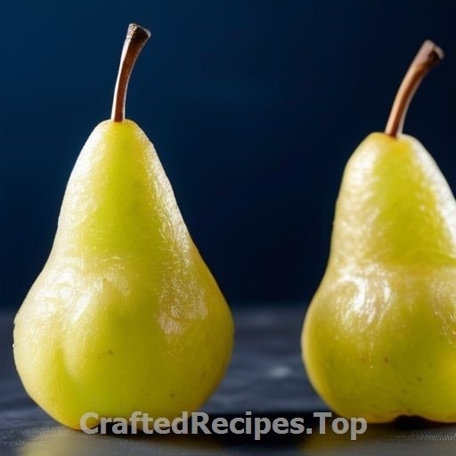 Candied Pears with Ginger and Lemon