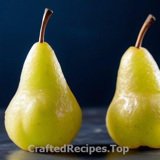 Candied Pears with Ginger and Lemon