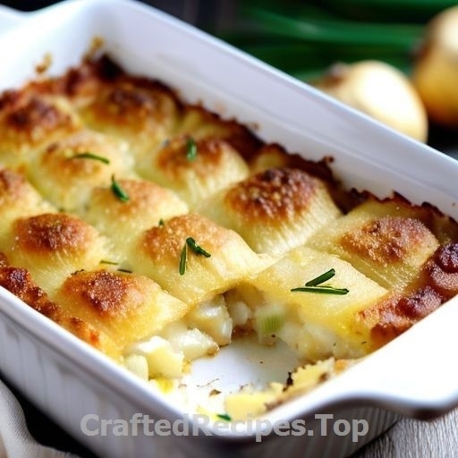 Cheesy Garlic Potato Gratin