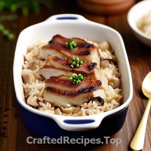 Chicken and Mushroom Bacon Casserole