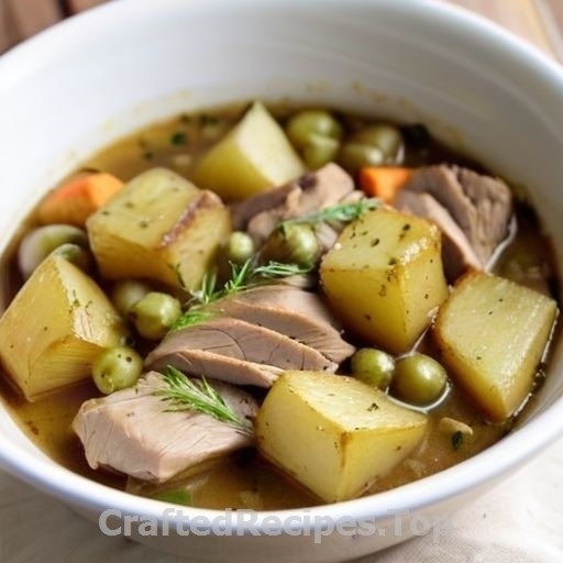 Chicken and Potato Stew with Dill