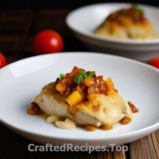 Chicken Breast Gratin with Mango Chutney