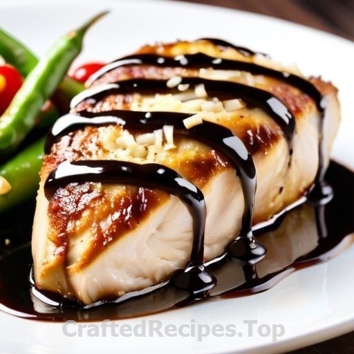 Chicken Breast with Parmesan and Balsamic Glaze