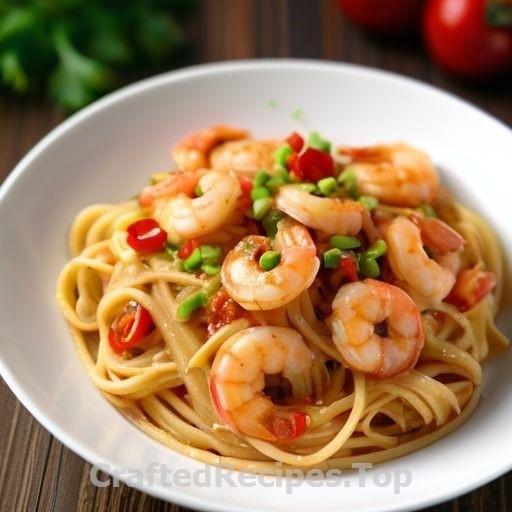 Chili Shrimp Pasta with Garlic