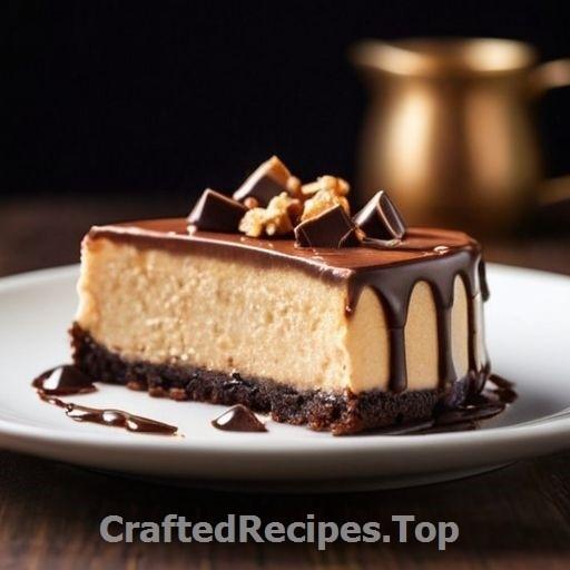 Chocolate Cheesecake with Digestive Biscuit Crust and Dulce de Leche Topping