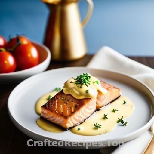 Citrus Glazed Salmon with Dill Hollandaise Sauce