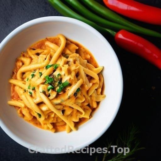 Crab Pasta with Curry Cream Sauce