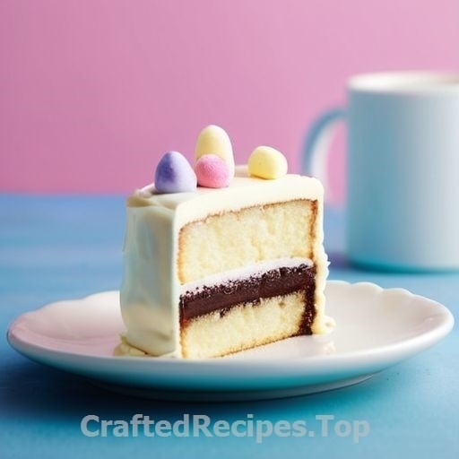 Cream Filled Cake with Candy Filling