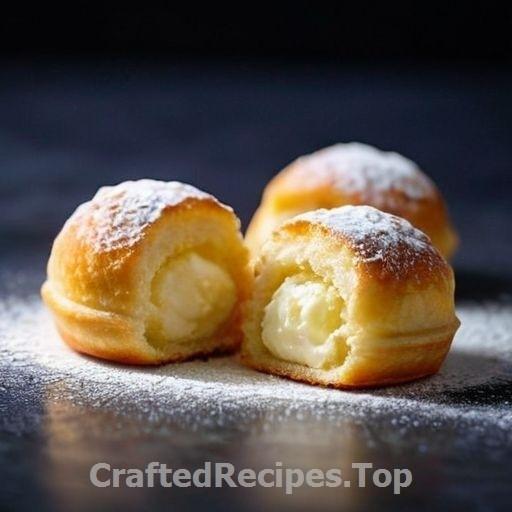 Cream Filled Pastry Balls