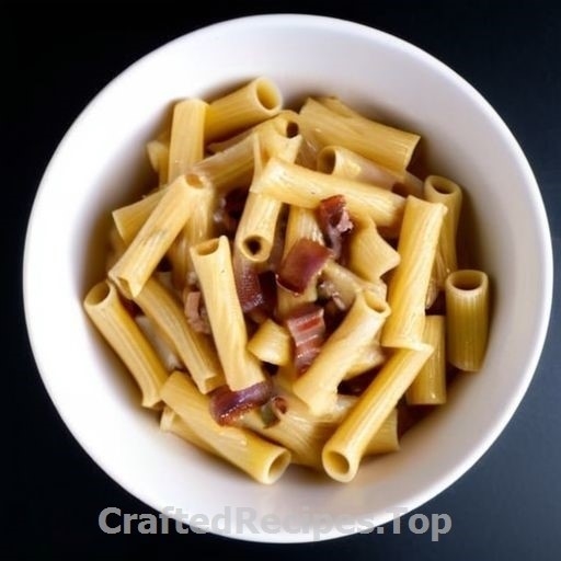 Creamy Bacon Pasta with Mushrooms