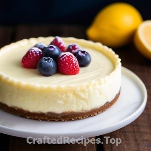 Creamy Cheesecake with Fresh Berries