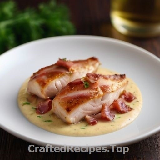 Creamy Chicken Breast with Tarragon Dijon and Bacon