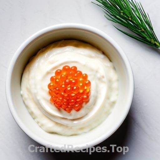 Creamy Dill and Salmon Roe Delight
