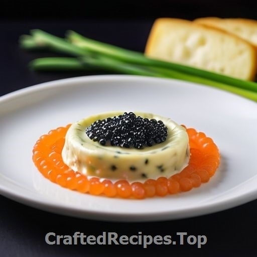 Creamy Dill Potato and Caviar Platter