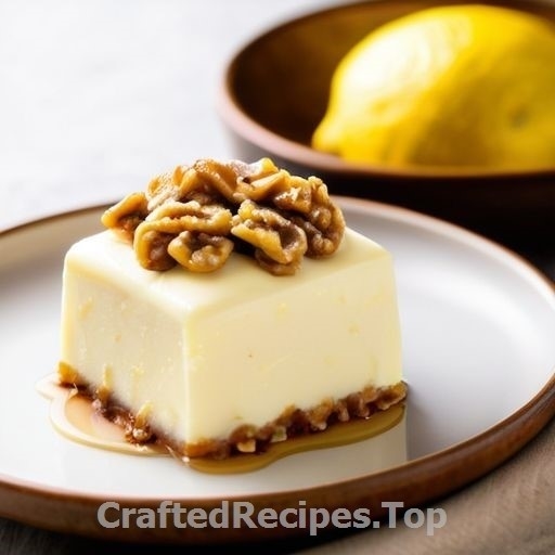 Creamy Lemon Delight with Caramelized Walnuts