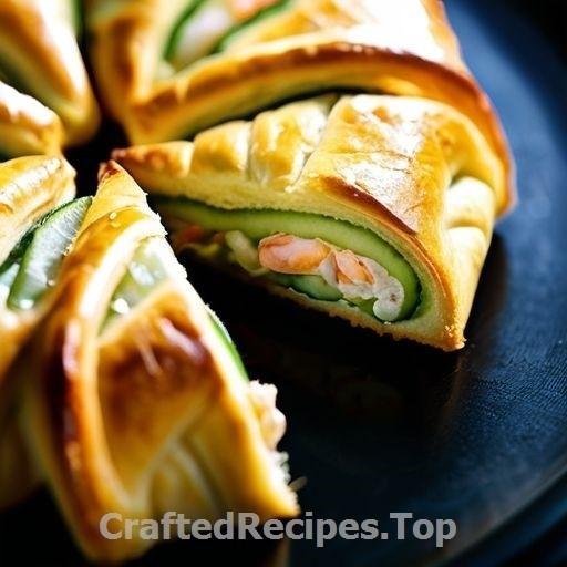 Creamy Prawn and Dill Pastry