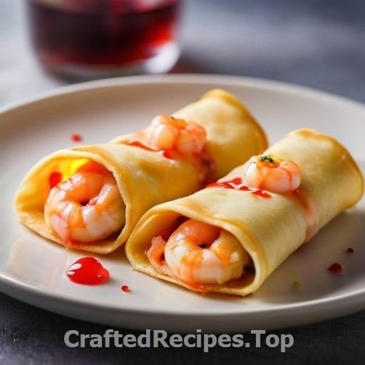 Crepes with Shrimp Filling