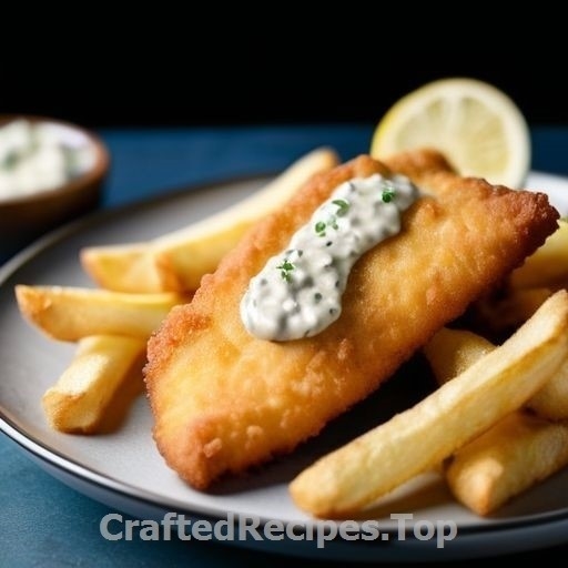 Crispy Fish and Chips with Remoulade Sauce
