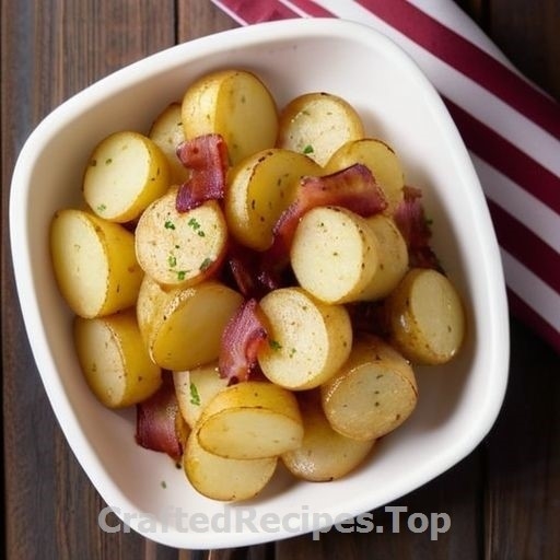 Crisscross Potatoes with Bacon and Garlic Butter
