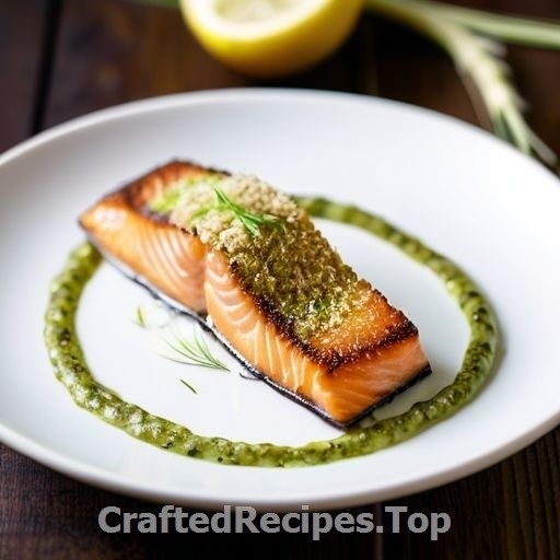Crunchy Dill Crusted Salmon with Fennel