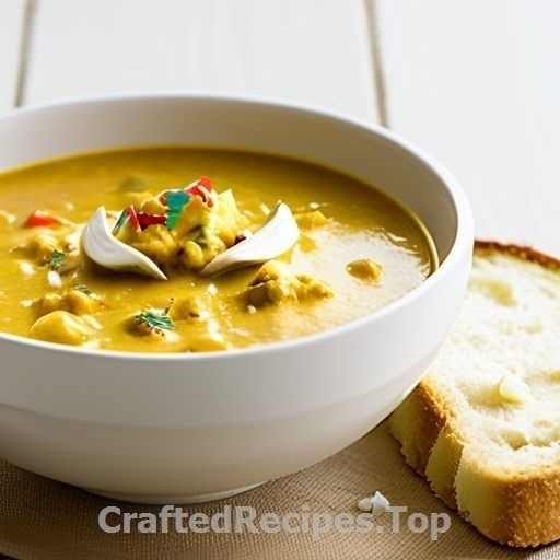 Curry Crab Soup with Egg and Dill