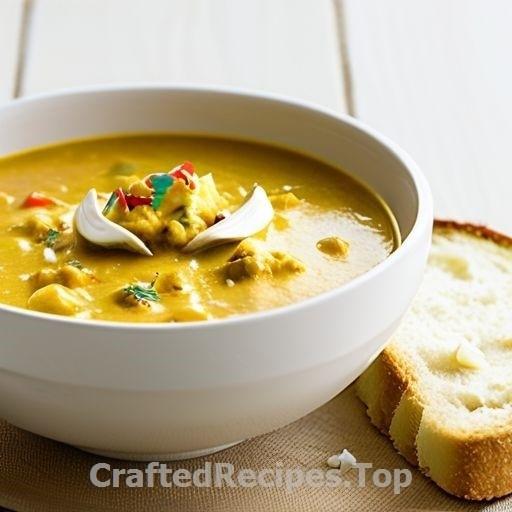 Curry Crab Soup with Egg and Dill