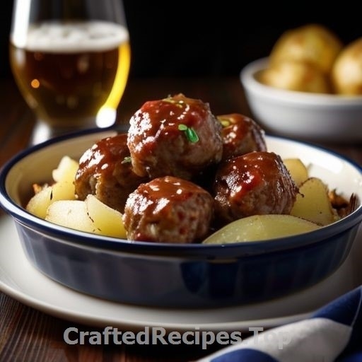 Danish Sailors Meatballs with Potatoes