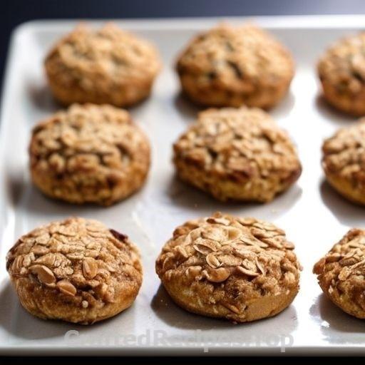 Delicious Oatmeal Buns with Oat Crumbs