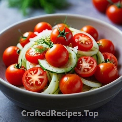 Delicious Tomato and Fennel Salad with Dill