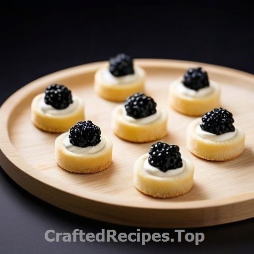 Delightful Creme Fraiche and Caviar Bites