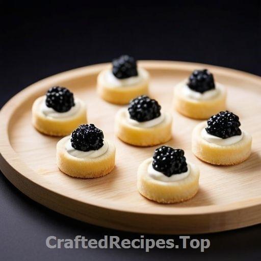 Delightful Creme Fraiche and Caviar Bites