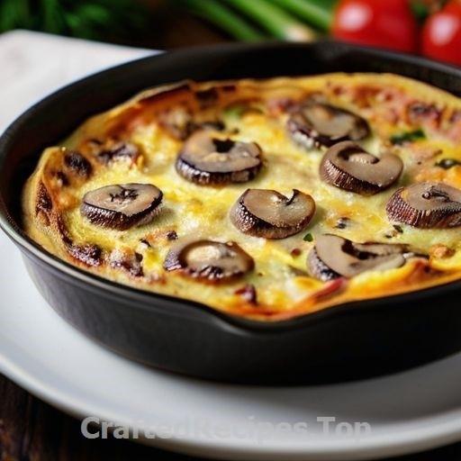 Delightful Mushroom and Shrimp Frittata