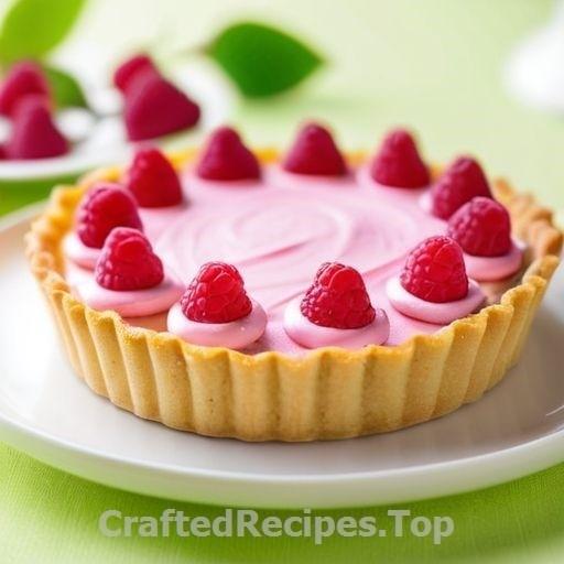 Easter Tart with Raspberry Mousse and Coconut