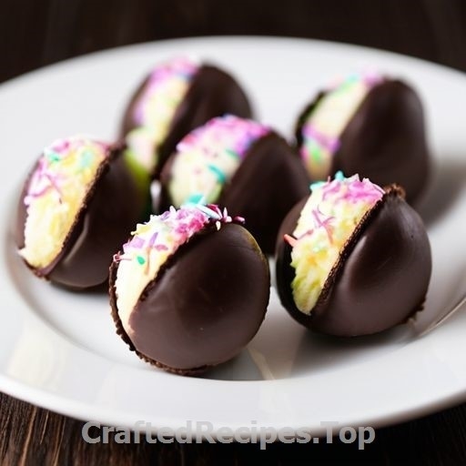 Easter's Finest Coconut Macaroons with Chocolate Eggs