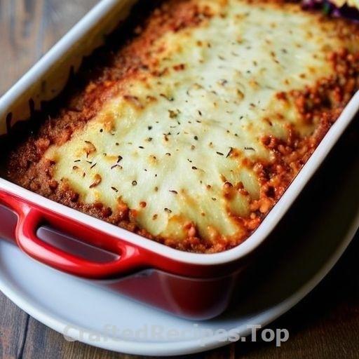 Eggplant Gratin with Red Lentils and Mozzarella