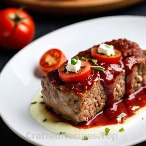Feta Stuffed Meatloaf