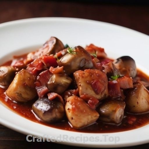 French Chicken Cacciatore with Mushrooms and Bacon
