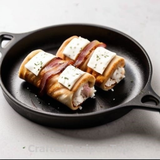 Greek Chicken Rolls with Feta and Bacon